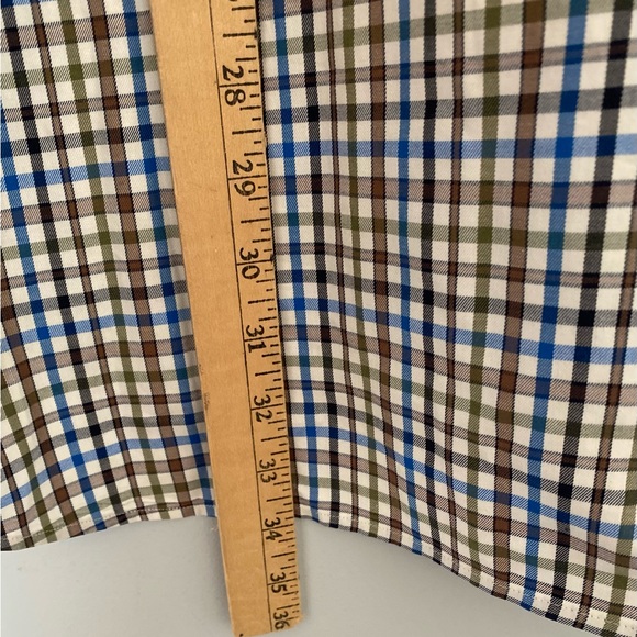 Peter Millar Men's Multicolor Checked Long Sleeve Button Down Shirt XL - Picture 8 of 8